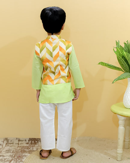 Lemonade Nehru Jacket Set