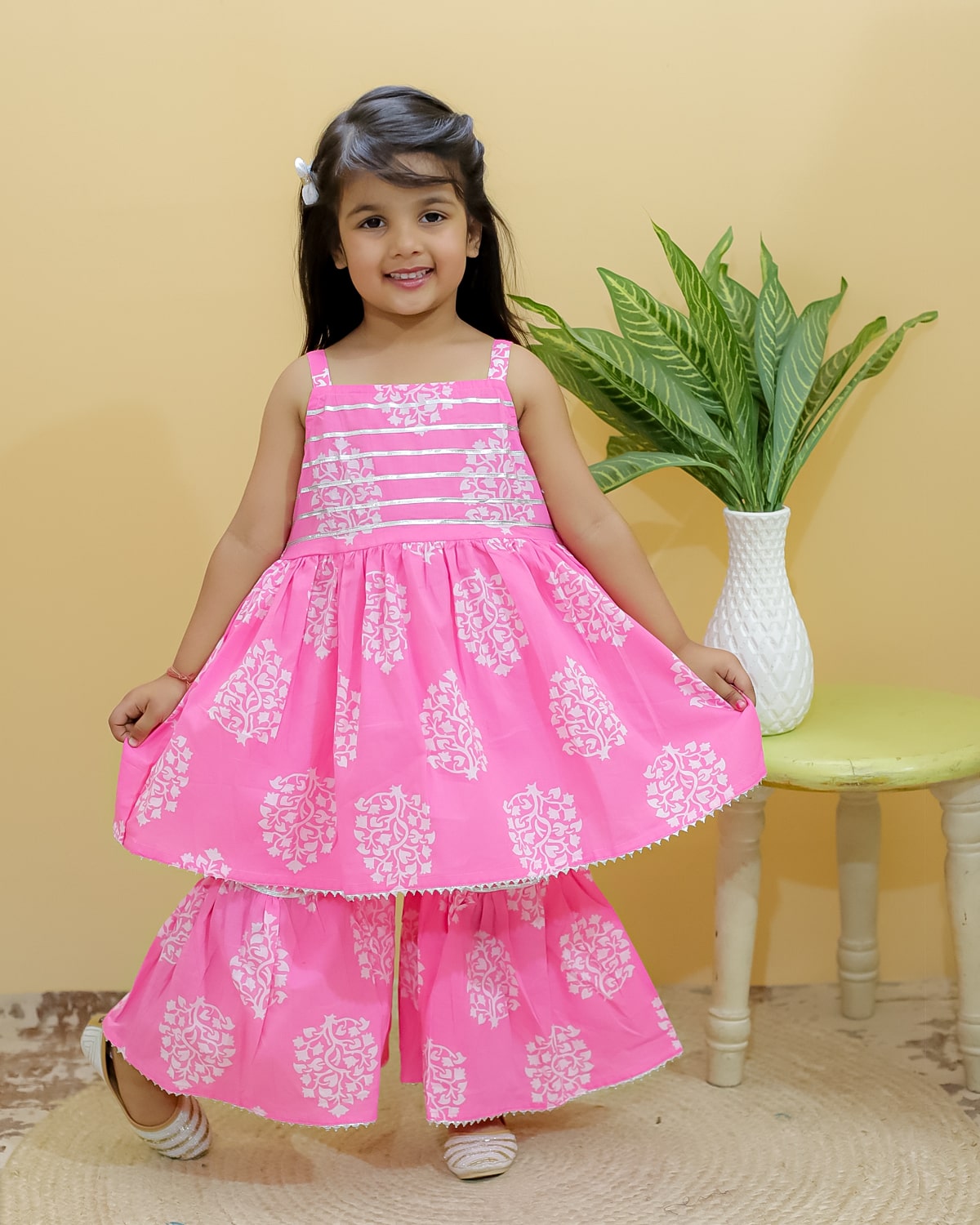 Bubblegum Sharara Set