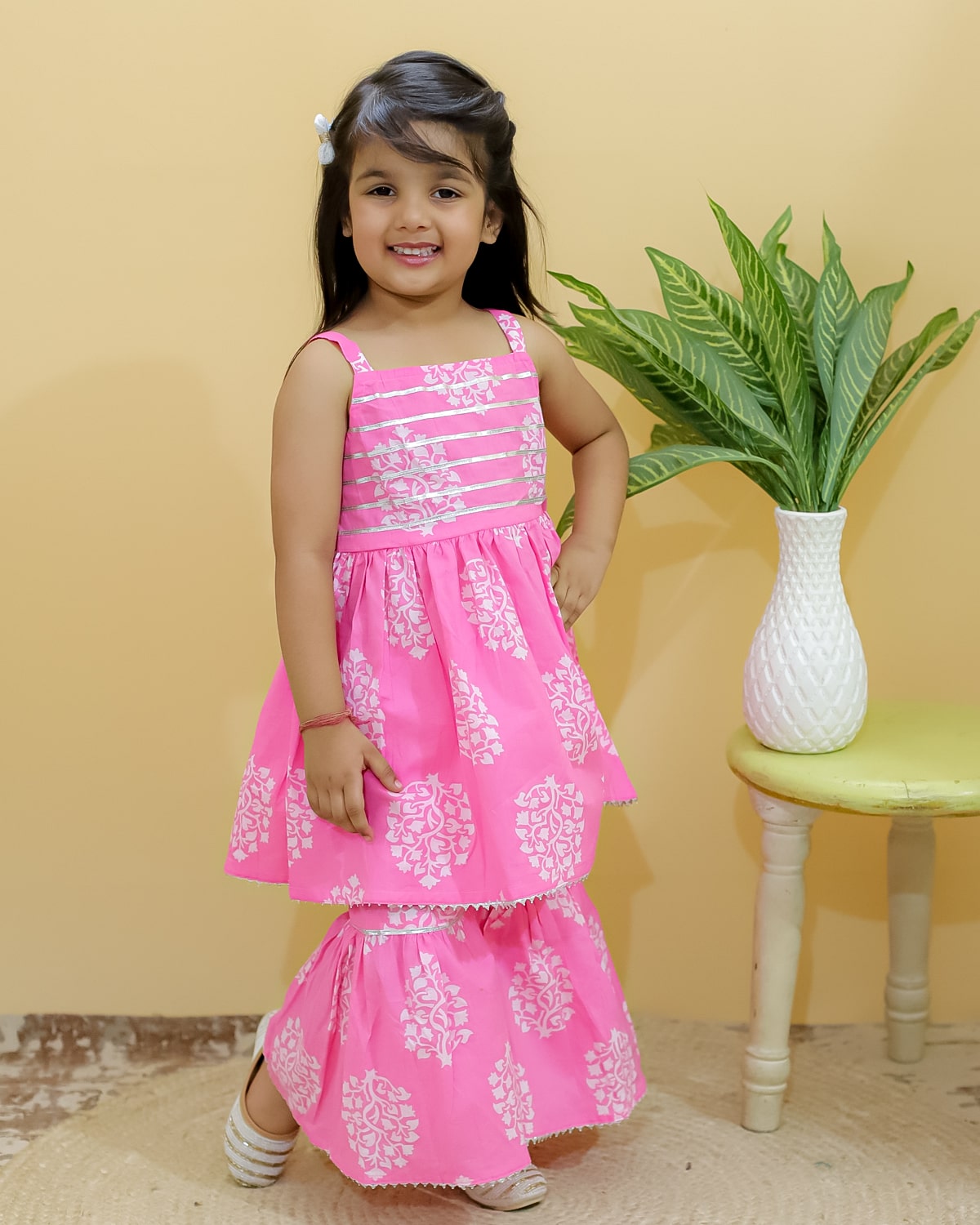 Bubblegum Sharara Set