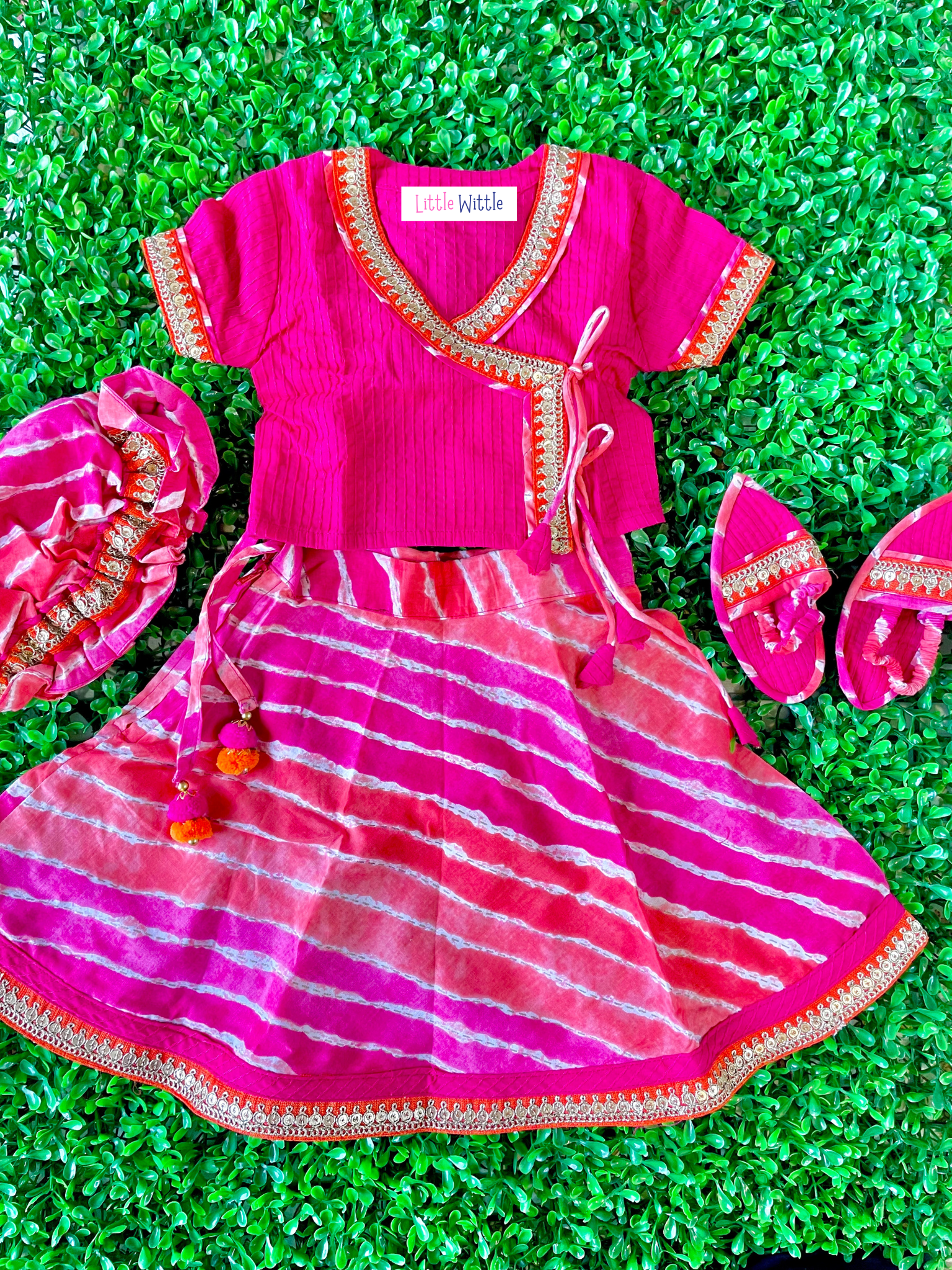 Babygirl Pink Jamna Set