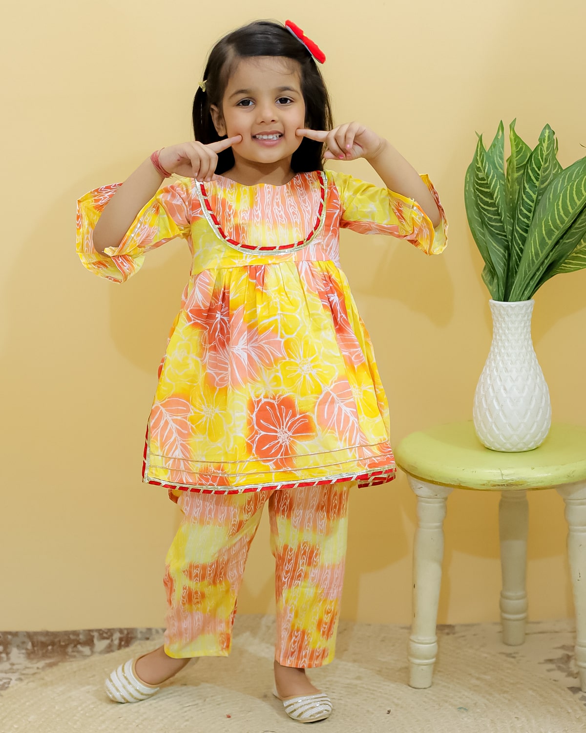 Buttercup Anarkali Set