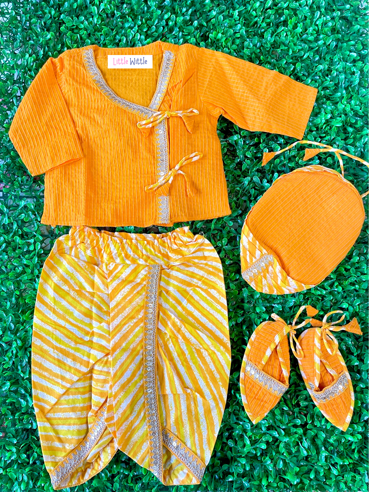 Babyboy Yellow Jamna Set